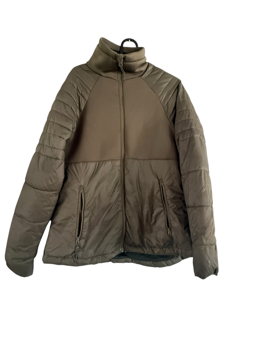 Champion Men's Olive Green Quilted Puffer Jacket